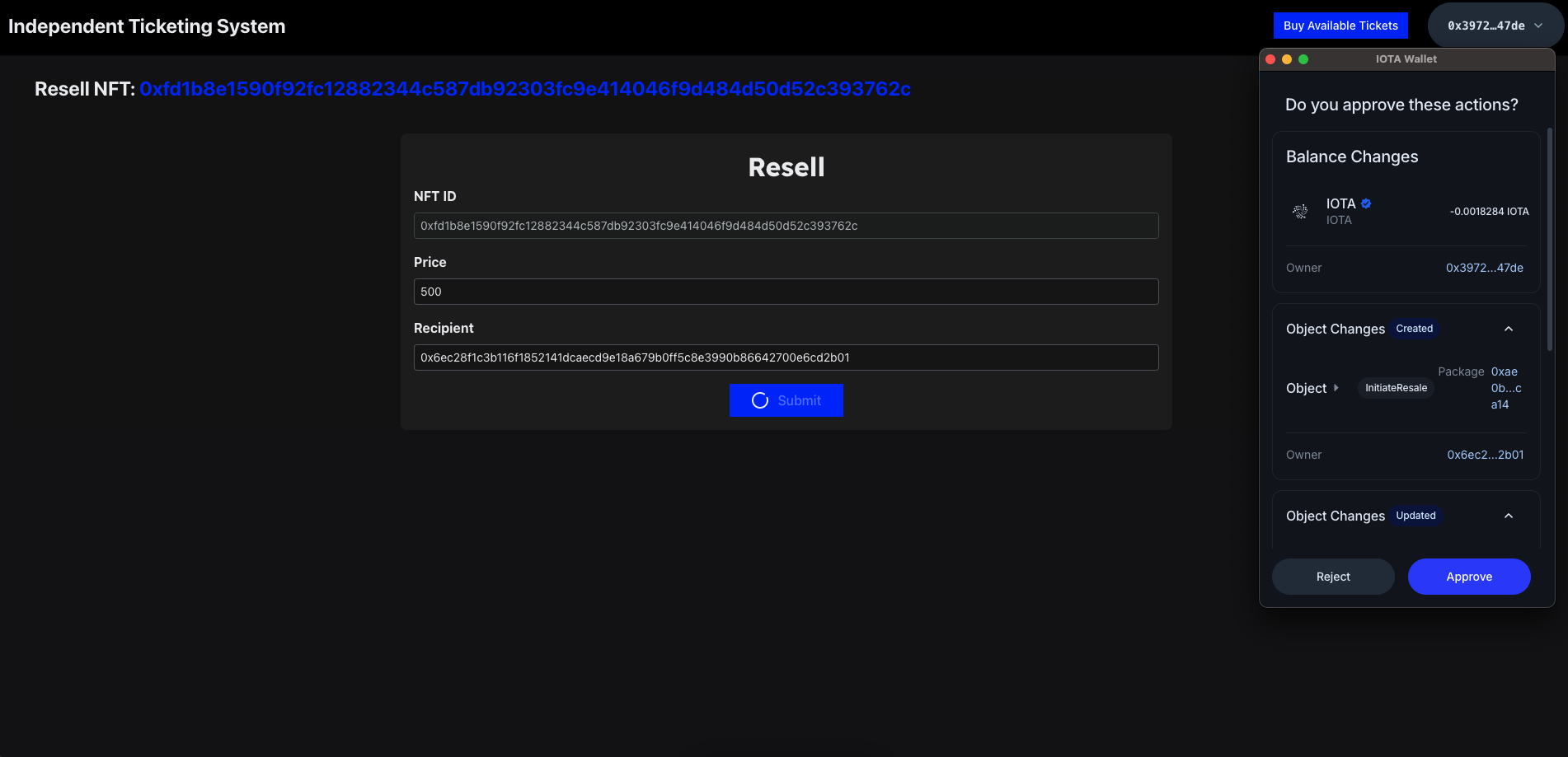 resellTicketTransaction
